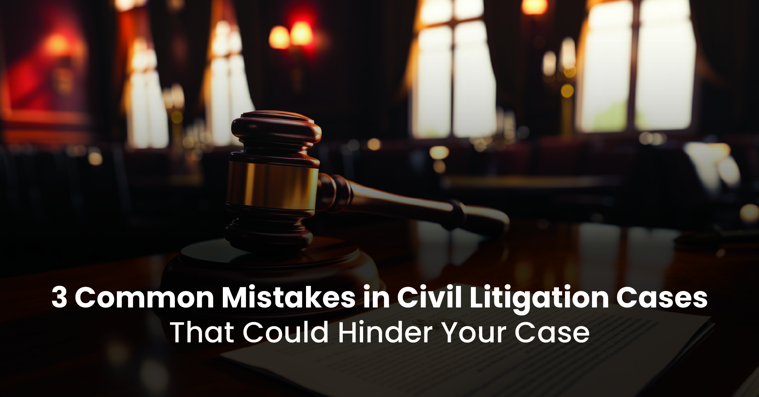 common mistakes in civil litgation