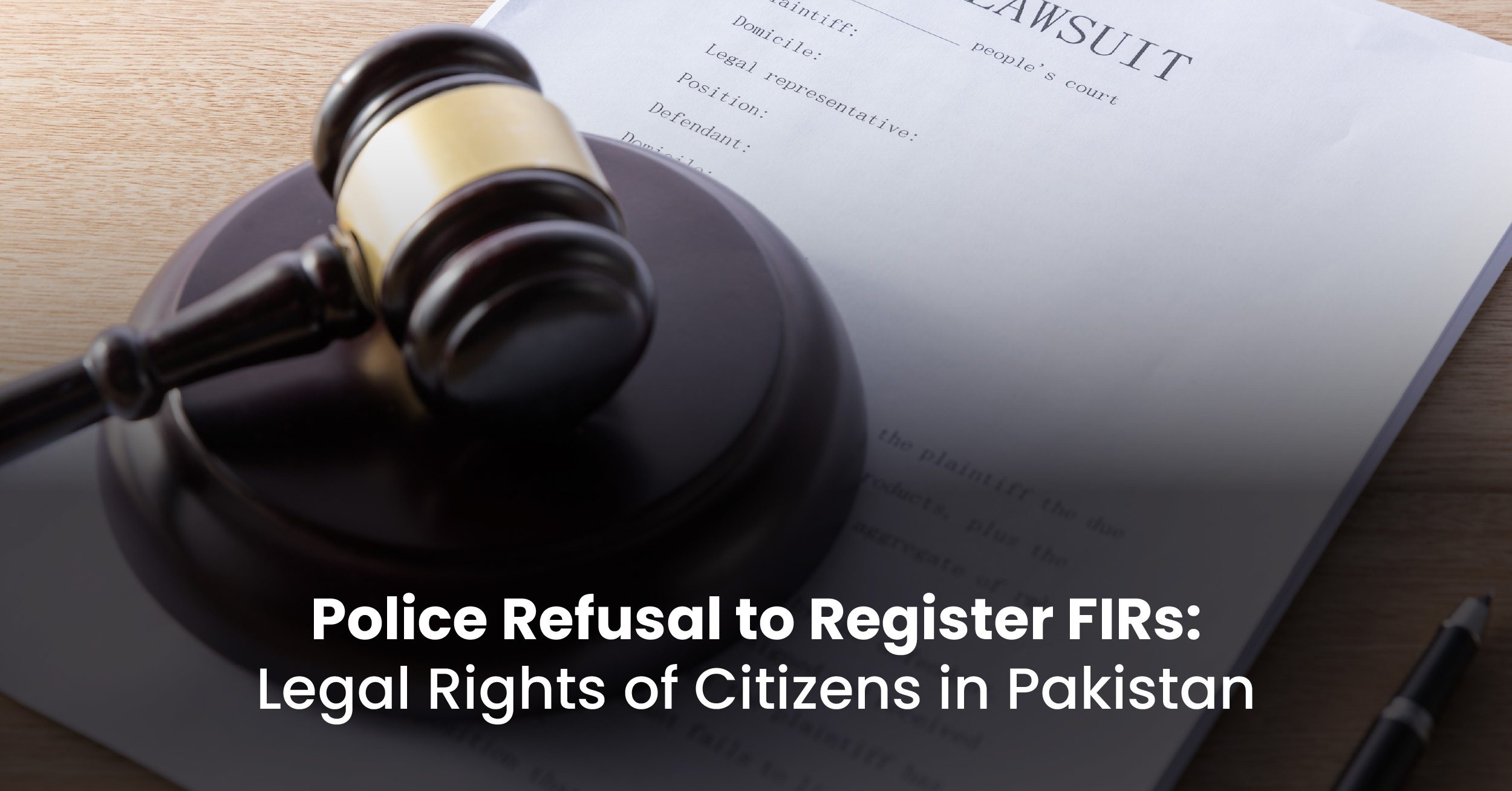 Police Refusal to Register FIRs